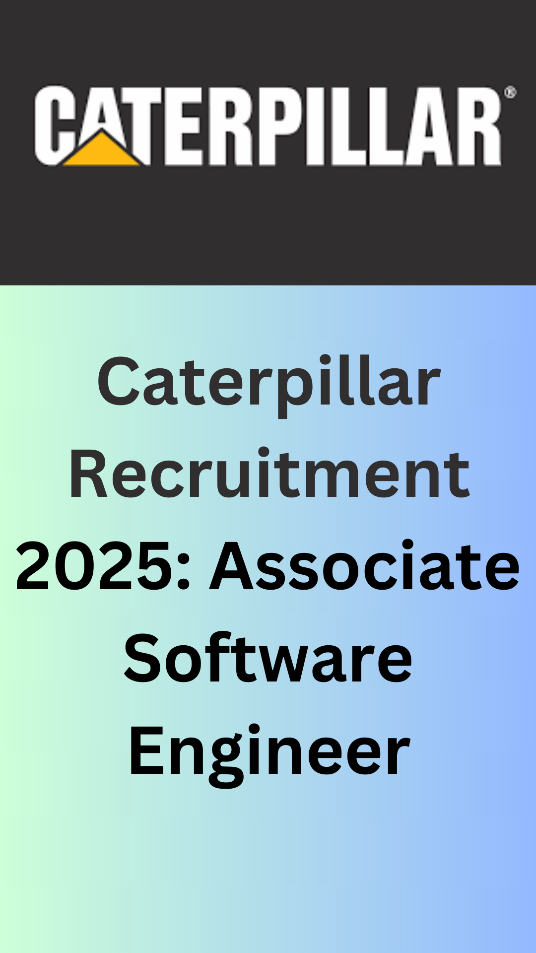 recruitment drive for caterpiller